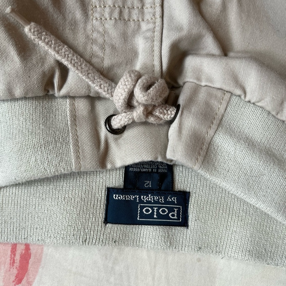 Beige ralph lauren shorts